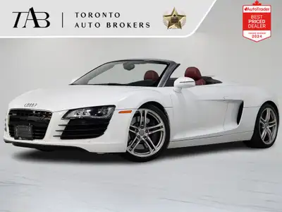 This beautiful 2011 Audi R8 Spyder has a clean Carfax report. Unleash pure open-air excitement with...