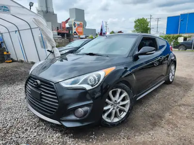 GARANTIE 1 ANS CREDIT DIRECT EN LIGNE AU WWW.AUTO-INTERNET.CA WOW 2014 HYUNDAI VELOSTER TURBO LIMITE...
