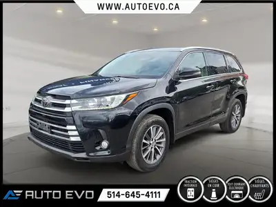 TOYOTA HIGHLANDER XLE AWD 3.5L 2019, 148300 KM, FINANCEMENT DISPONIBLE, GROUPE ELECTRIQUE, CUIR, TOI...