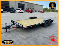 2024 7x18 Car trailer equipment hauler AVAILABLE NOW!