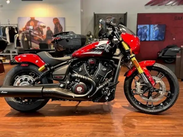 2025 Indian Motorcycle 101 Scout Sunset Red Metallic with Graphi in Street, Cruisers & Choppers in Oakville / Halton Region - Image 3