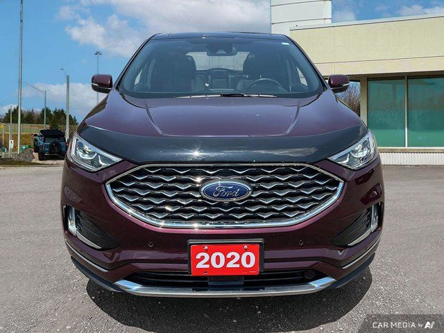 2020 Ford Edge Titanium | 301A| LEATHER SEATS| ADAPTIVE CRUISE in Cars & Trucks in Kitchener / Waterloo - Image 3