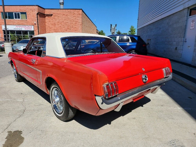 1965 Ford Mustang V8 4.7L 289 MOTOR **AUTOMATIC-RED LEATHER-WHIT in Classic Cars in City of Toronto - Image 3