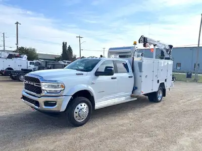 2024 Ram 5500 Crew Cab SLT 4×4 Service Truck, !!!Unused New Rig Up!!!, 6.7L Cummins Diesel, Auto, Lo...