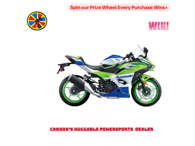 2024 KAWASAKI NINJA 500 SE 40TH ANNIVERSARY - Only $47 Weekly in Sport Bikes in Fredericton - Image 3