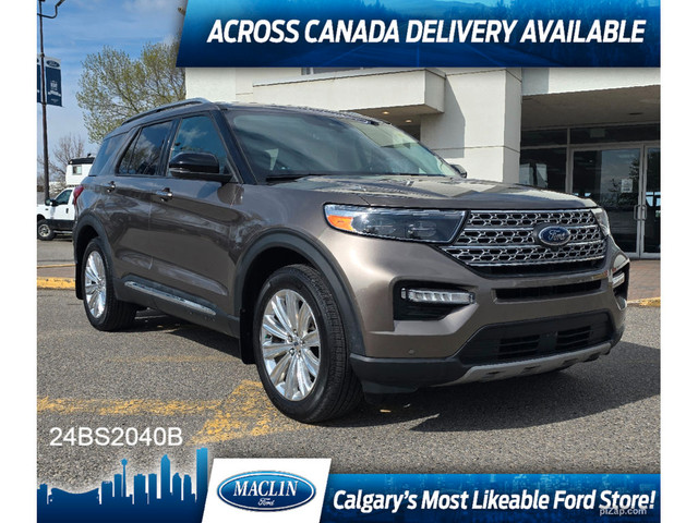 2021 Ford Explorer LIMITED | HTD/CLD LEATHER | REM START | NAV in Cars & Trucks in Calgary