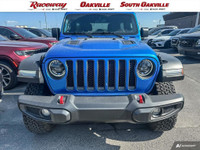 2023 JEEP WRANGLER RUBICON 4-DOOR 4X4 - Hydro Blue Exterior Black Leather Bucket Seats with Rubicon... (image 8)