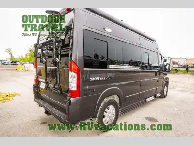 Roadtrek Class B gas motorhome Zion SRT highlights: Large Windows Stainless Steel Sink Outside Showe...