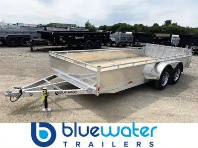 Canadian Mennonite Built Tandem Axle Aluminum Utility Trailer is $6,575.00 ! Ord: E1472-3713 - Ser:...