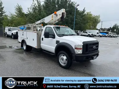 2008 Ford F-550 - Terex T292 Bucket Lift - Onan CMM 5500 Generator - 6.8L V10 - Auto - Regular Cab -...