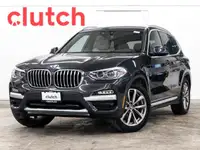 2019 BMW X3 xDrive30i AWD w/ Apple CarPlay, Rearview Cam, Blueto