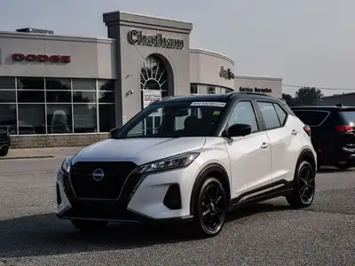 2022 Nissan Kicks 4D Sport Utility SR White NO ACCIDENTS, Heated front seats. FWD 1.6L 4-Cylinder DO...