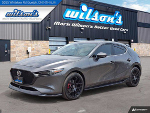 2023 Mazda 3 Sport GT Sport | AWD | Leather | Sunroof | Nav | 360 Camera | Apple CarPlay | Rear Spoiler |