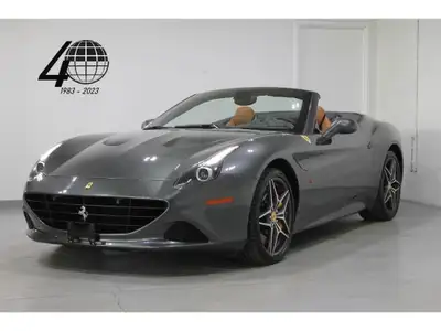 World Fine Cars Our California T is a Grigio Silverstone Ferrari convertible! The turbocharged 3.9L...