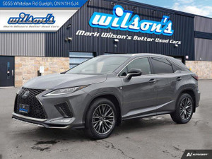 2020 Lexus RX 350 F-Sport AWD | Nav | Cooled + Heated Seats | Red Leather | Sunroof | New Tires | New Brakes |