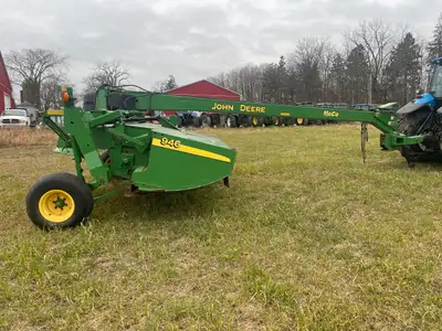 946 discbine- year 2012 center swing, 13 feet,1000 rpm, flail conditioner, excellent shape. Call or...
