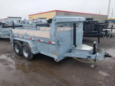 2023 Triumph 6X12 Dump - 7000lb axles - 8 bolt hubs, brakes on both axles, 235/80 r16 wheels, Radial...