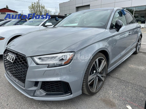 2018 Audi RS3 CUIR, NAVI, TOIT, CAMERA, VOLANT SPORT