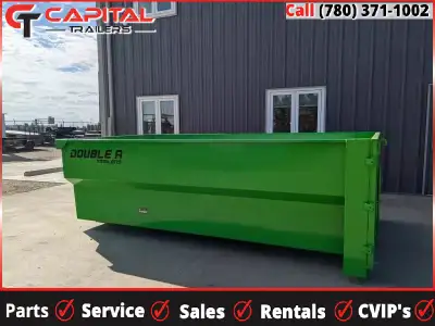 Bins for Roll Off Trailers perfect for: Demolition; Yard Waste; Commercial Waste; Construction Clean...
