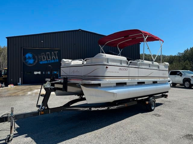 2008 18' AVALON PONTOON ONLY 60 HOURS! in Powerboats & Motorboats in Peterborough
