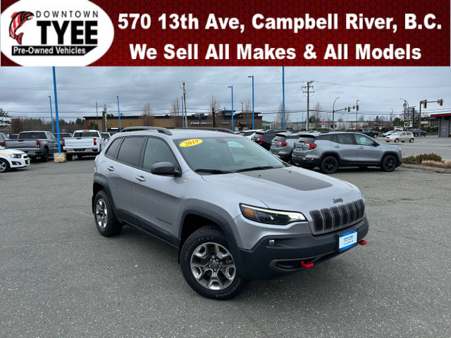 2019 Jeep Cherokee Trailhawk Bluetooth Navigation Leather Hea... in Cars & Trucks in Campbell River