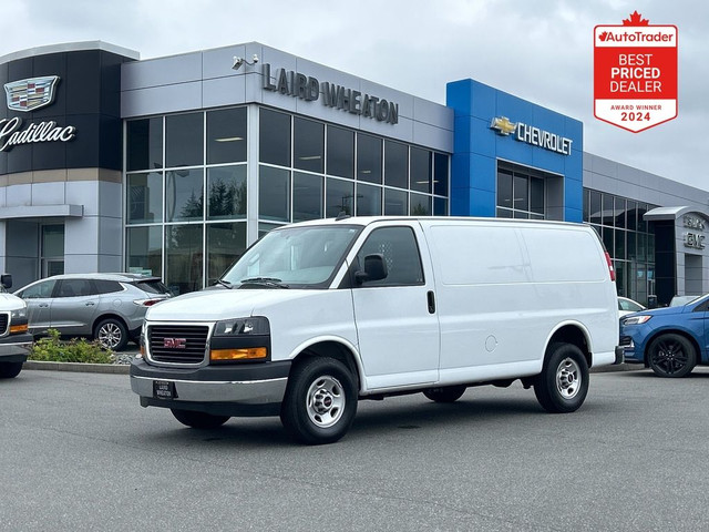 2022 GMC Savana Cargo Van with Bulkhead, only 19,300K's, Power G in Cars & Trucks in Nanaimo