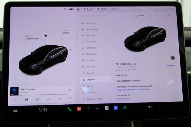 2018 TESLA MODEL 3 Long Range AWD DUAL MOTOR NAVI CAMERA in Cars & Trucks in Laval / North Shore - Image 3