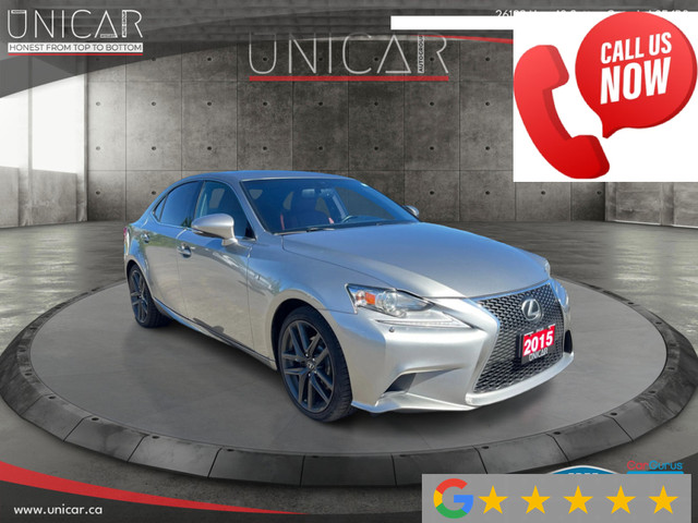 2015 Lexus IS 250 No Accidents F-Sport AWD Blind Spot Leather NA in Cars & Trucks in Markham / York Region