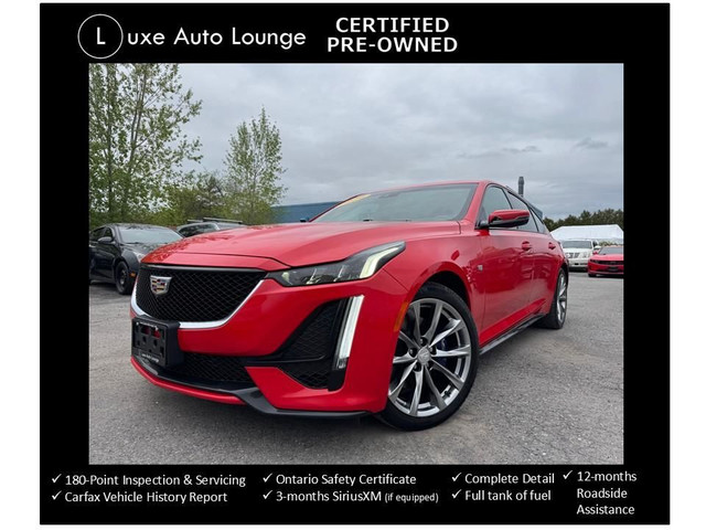 2020 Cadillac CT5 Sport AWD, HUD, BOSE AUDIO, LEATHER, PANO ROOF in Cars & Trucks in Ottawa