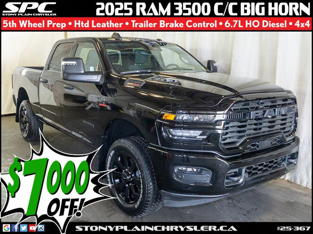 2025 RAM 3500 Big Horn 4x4 Crew Cab 6'4 in Cars & Trucks in St. Albert