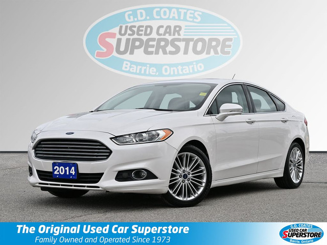 2014 Ford Fusion SE ~Nav ~Leather ~Moonroof ~Camera ~Bluetooth in Cars & Trucks in Barrie