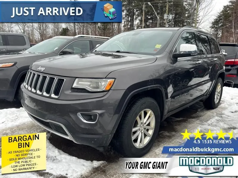 2015 Jeep Grand Cherokee Limited - Leather Seats