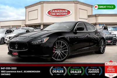 S Q4 | AWD |CLEAN CARFAX | CAM | SUNROOF | HEATED SEATS | MASERATI INSPECTION AVAILABLE UPON REQUEST...