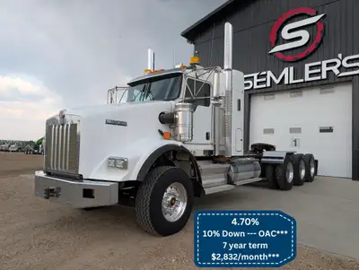 Automatic! 2021 Kenworth T800 Tri Drive Heavy Spec KMS: 447,388 HRS: 8,744 1 owner, 1 operator unit!...