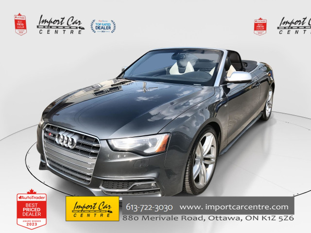 2017 Audi S5 3.0T Technik S5 TECHNIK CABRIOLET!! BANG & OLUF... in Cars & Trucks in Ottawa