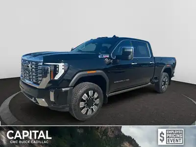 This 2025 GMC Sierra 3500HD in Onyx Black is equipped with 4WD and Turbocharged Diesel V8 6.6L/ engi...