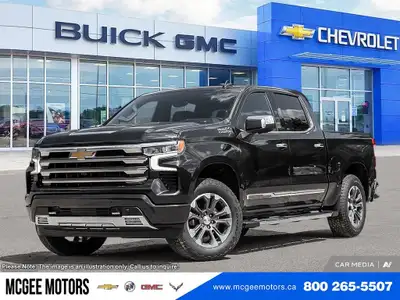 Highly capable, our 2025 Chevrolet Silverado 1500 High Country Crew Cab 4X4 is filled with features...