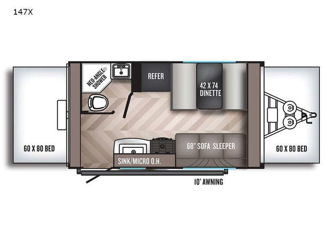 2021 Palomino SolAire 147X in Travel Trailers & Campers in Calgary - Image 2