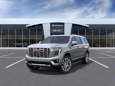 Our 2025 GMC Yukon XL Denali 4WD is a luxurious expression of power and prestige in Sterling Metalli...