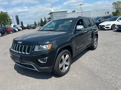 2015 Jeep Grand Cherokee Limited - Black on Black Leather Interior - Loaded with Bluetooth, Navi, Pa...