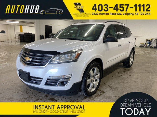 2016 Chevrolet Traverse LTZ AWD LEATHER NAV SUNROOF DVD 7 PASS in Cars & Trucks in Calgary