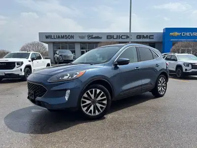 New Price!2020 Blue Metallic Ford Escape Hybrid TitaniumNavigation | Heads-Up Display | Panoramic Su...