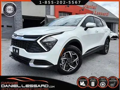 KIA SPORTAGE LX AWD, MAG 17", SIÈGE CHAUFFANT, A/C, CRUISE, 2.5LITRES, BALLONS OK, CEINTURES OK POUR...