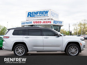 2023 Jeep Grand Cherokee Summit, Loaded, Adv Pro tech, Luxury Tech, McIntosh Audio!