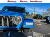 2024 JEEP WRANGLER SAHARA 4XE Hydro Blue Pearl Black Cloth Bucket Seats 2L Turbo Apple Carplay Googl... (image 7)