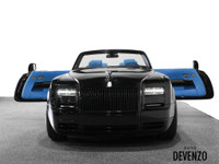 2014 Rolls-Royce Phantom Drophead Coupe, Finished in Diamond Black on Blue Interior, Black Fabric To... (image 8)