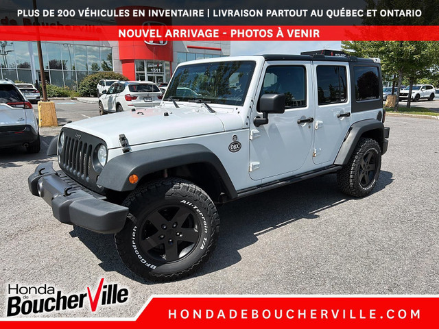 2016 Jeep Wrangler Unlimited SPORT MANUEL, TOIT RIGIDE ET TOIT M in Cars & Trucks in Longueuil / South Shore