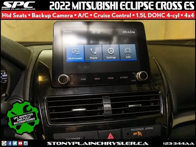 2022 Mitsubishi Eclipse Cross ES dans Autos et camions dans Saint-Albert - Image 16