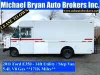 2011 FORD E350 - 14FT UTILITY STEP VAN *NEW BLOW-OUT PRICE*