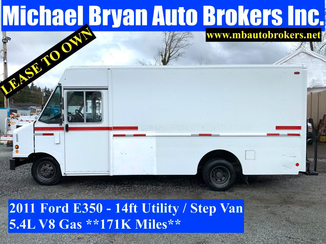 2011 FORD E350 - 14FT UTILITY STEP VAN *NEW BLOW-OUT PRICE* in Heavy Trucks in Burnaby/New Westminster